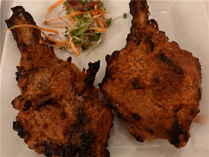 adraki lamb chops